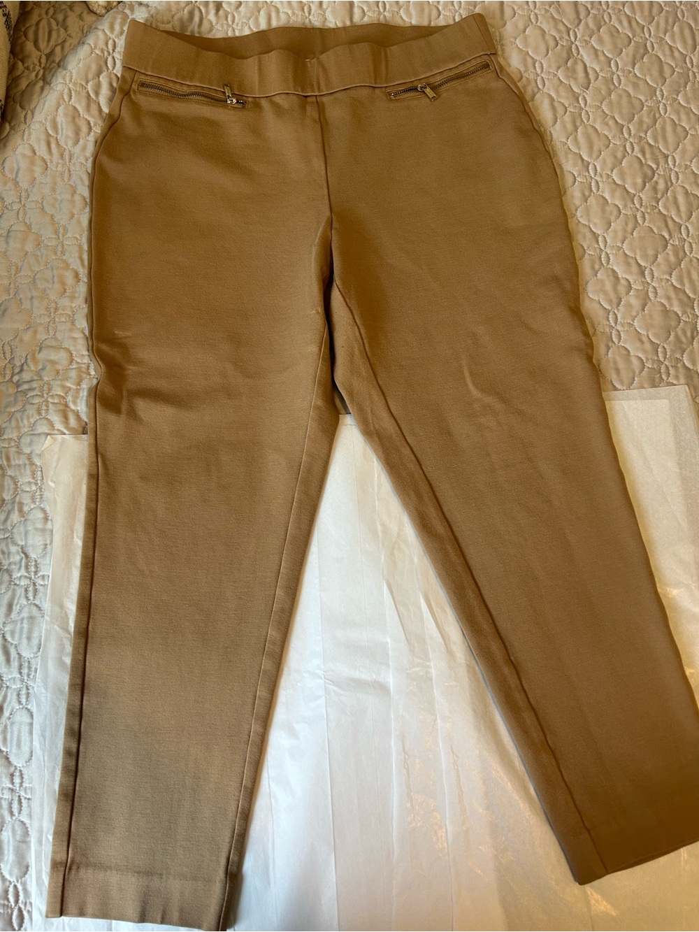 Michael Kors Men's Stretch Chinos in Tan